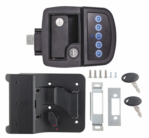 [013-5091] Touchpad Entry Door Lock, Keyed-A-Like Entry Handle With Bluetooth
