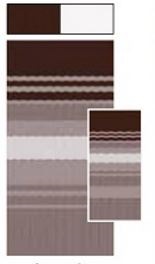 [JU188A00] 18' Awning Fabric, Sierra Brown Dune Stripe, W/White Vinyl Weatherguard
