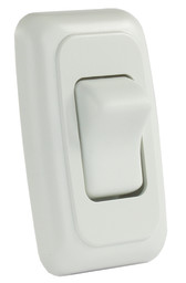 [12005] Multi Purpose Switch, On-Off, White, W/Bezel