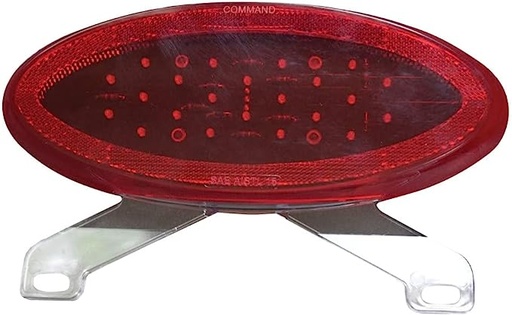 [003-85L] Elliptical Surface Mount Led Stop-Tail Turn, License Plate Mount