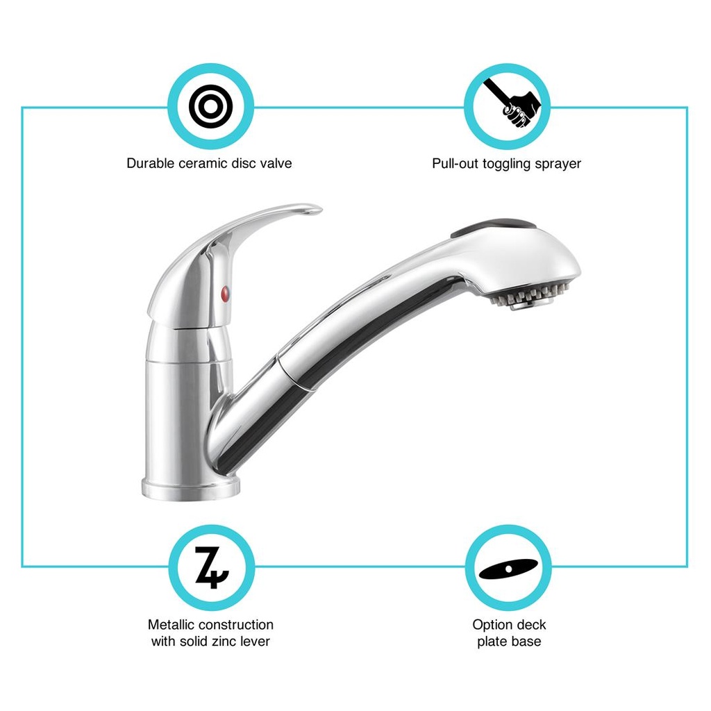 Kitchen Faucet DF-NMK852-CP