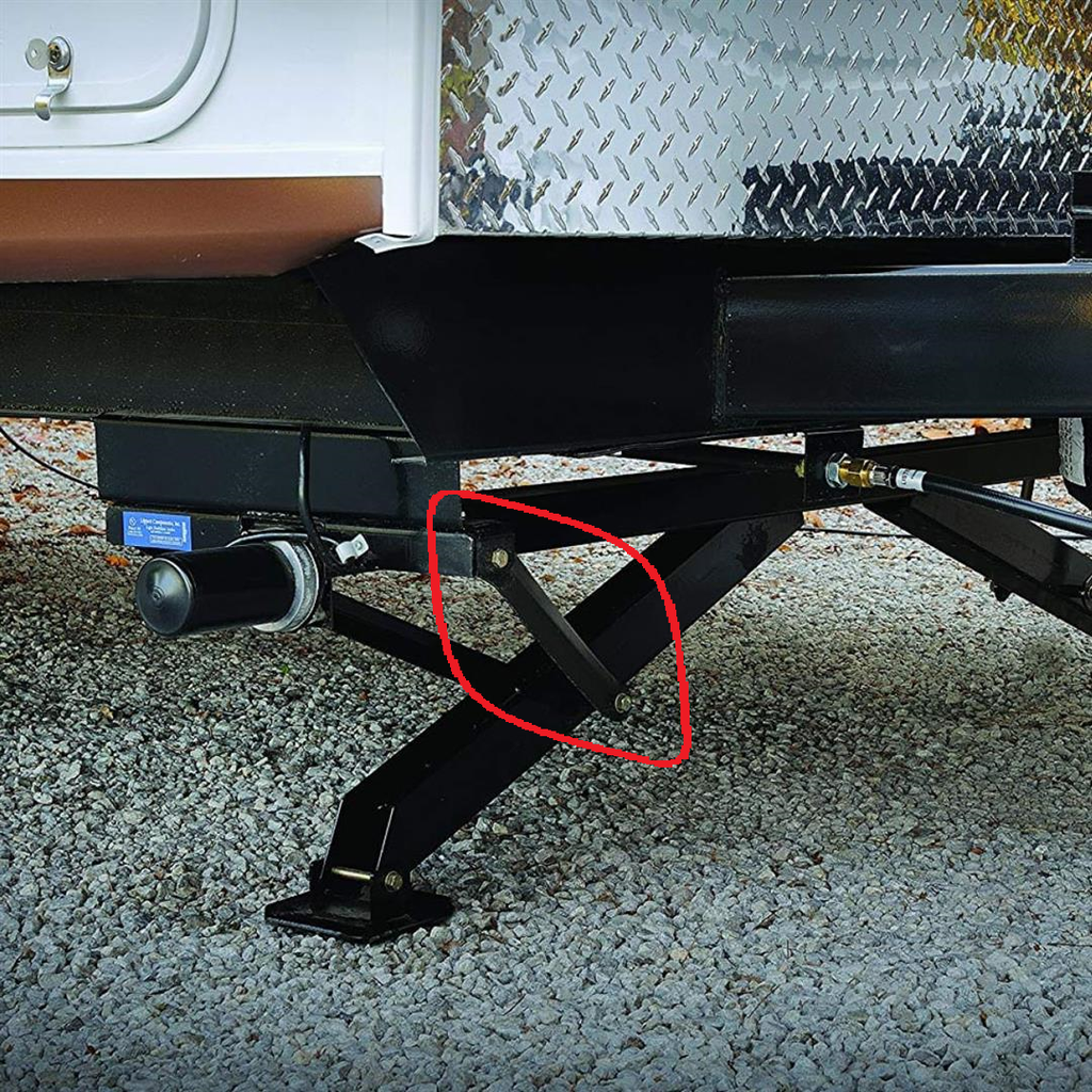 Trailer Stabilizer Jack Stand Lock Arm