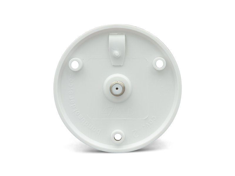 TV Cable Entry Plate, Polar White