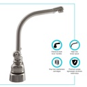 Kitchen Faucet, Satin Nickle
