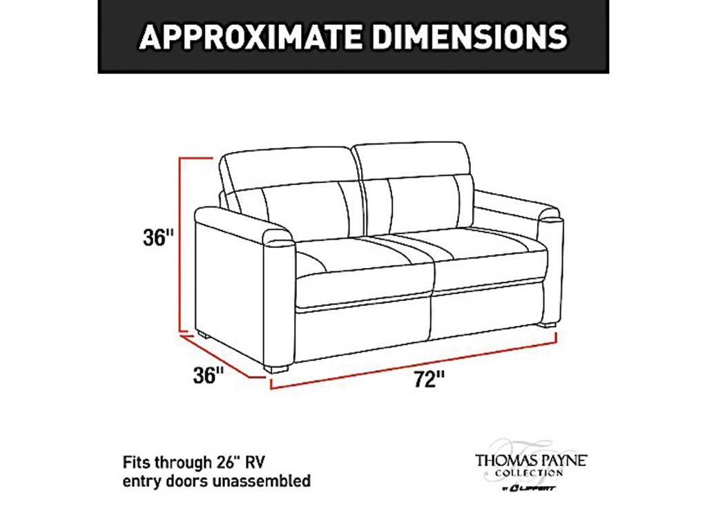 DESTINATION TRIFOLD SOFA 72IN, MILLBRAE