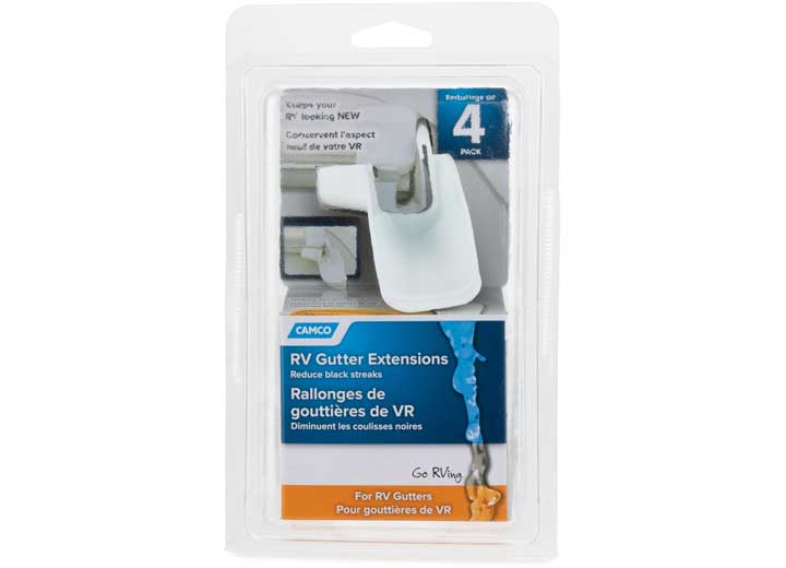 RV Gutter Extentions, White