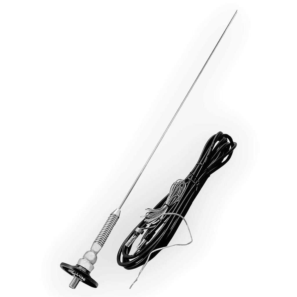 AM/ FM Antenna, W/ 8 Inch Braided Ground Lead