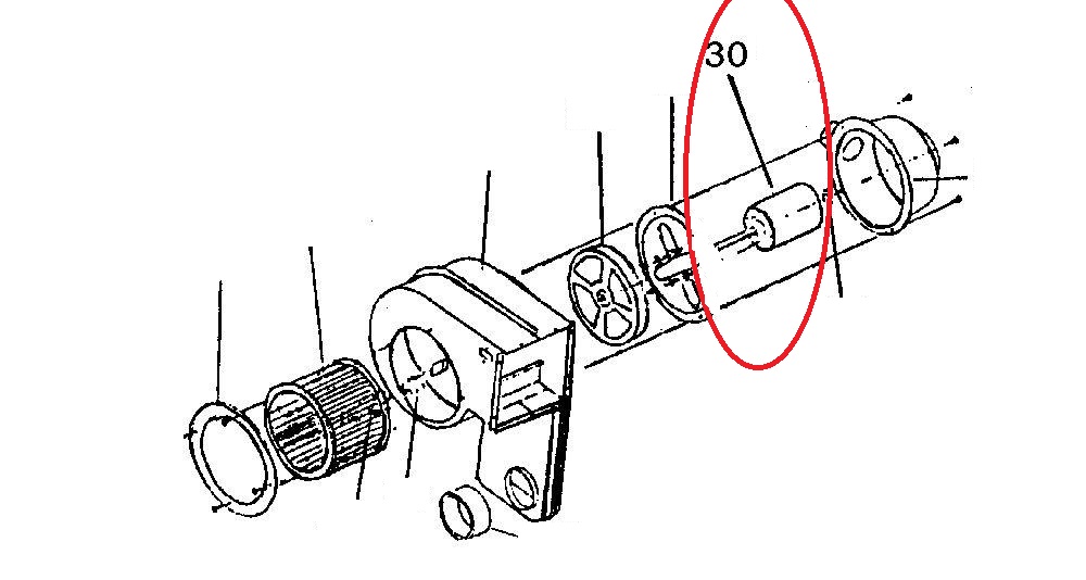 Suburban Furnace Motor 230259,  PE2717Q, 520391