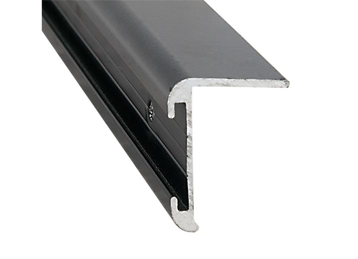Aluminum L. Leg Corner Molding, 8' Black, 5PCS