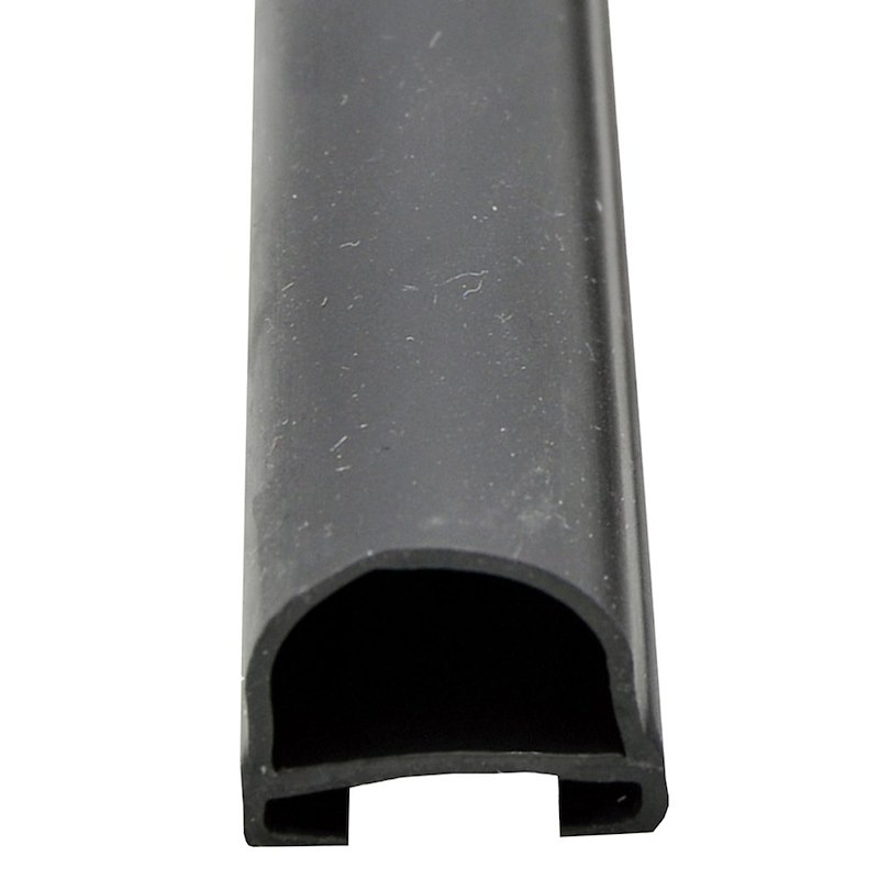 Slide Out Seal, D-Seal For Use With EKD Base, 1" Width X 15/16" Height X 50' Long, Black, 50'