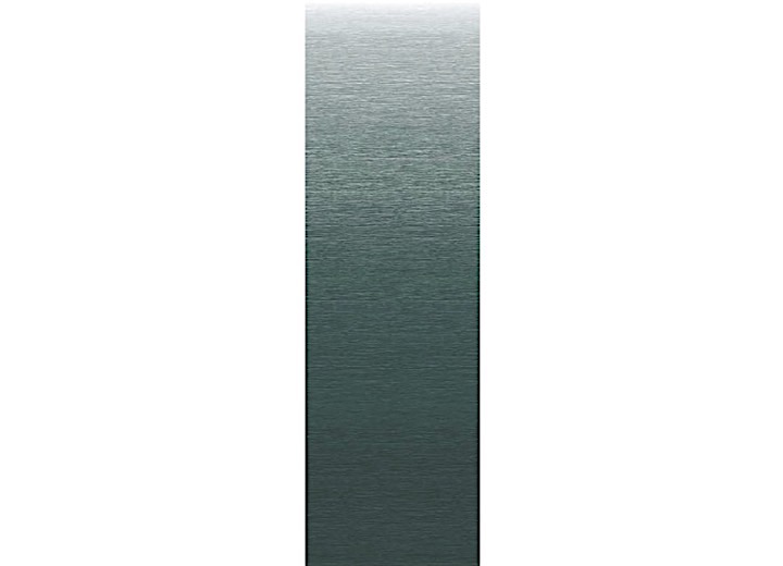 20' Universal Awning Fabric, Meadow Green W/White Wrap
