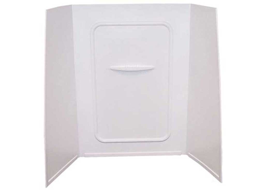 Shower Surround, 24" X 40" X 59", ABS, White