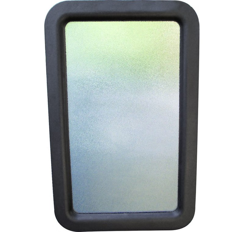 Entry Door Window Glass/Frame, Replacement For RV Entry Doors, 12 Inch x 21 Inch Window, Obscure Glass, W/Frame Assembly