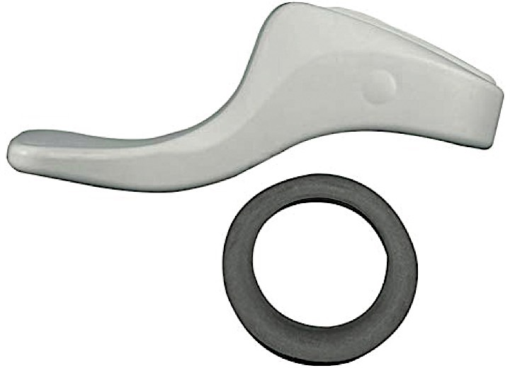 Toilet Flush Pedal; Replacement For Thetford Style II ® High Profile/ Aqua Magic ® Residence Permanent Toilets, Built-In, White