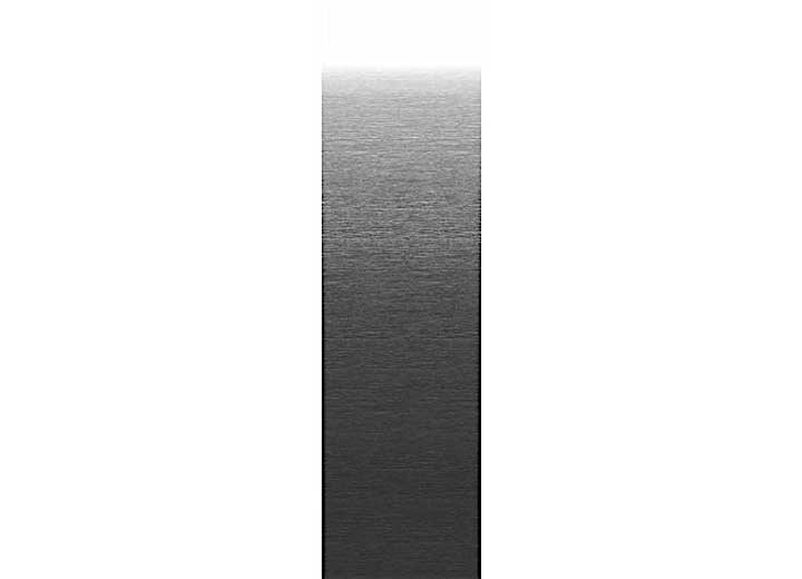 14' Universal Awning Fabric, Onyx W/White Wrap