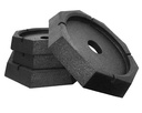 Leveling Jack Foot Pad, Set Of 4, With Two 9" And Two 12" Pads