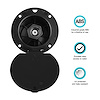 Exterior Spray Port, Quick Connect Valve, Black
