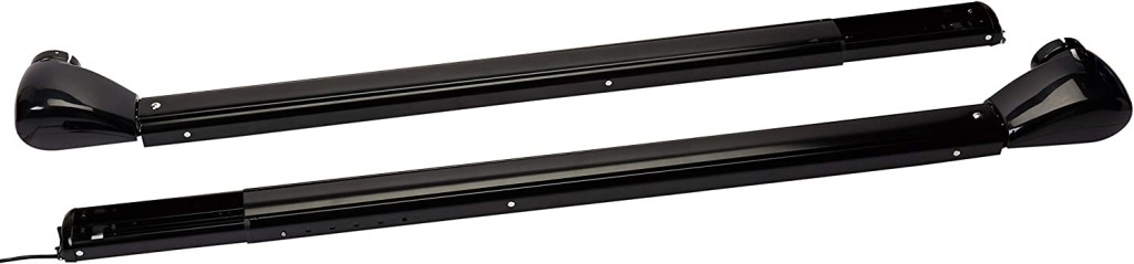 Awning Arm, Travel'R, For Patio Awnings, For Coaches w/Straight Side, Electric, 8 Foot Extension, Adjustable Pitch, Hard Wired,  Black, Full Set