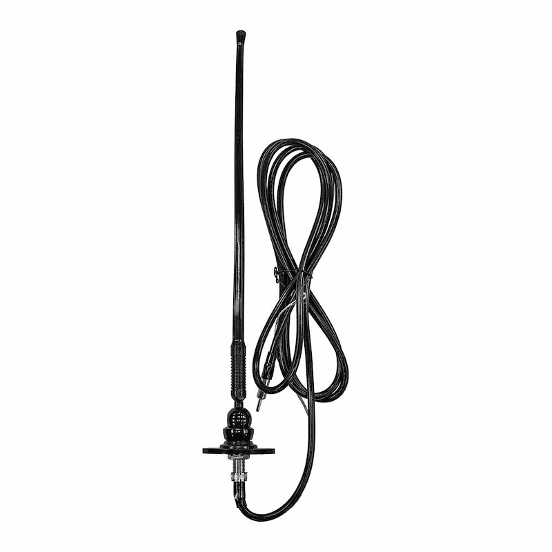 AM/ FM Antenna; Jensen®, Black, Rubber