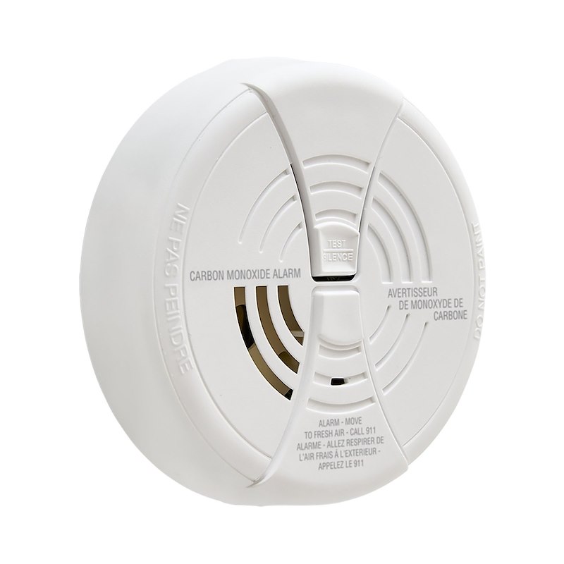 Carbon Monoxide Detector, 9Vdc Battery Powered
