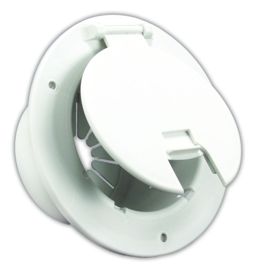 Electrical Cord Hatch, White