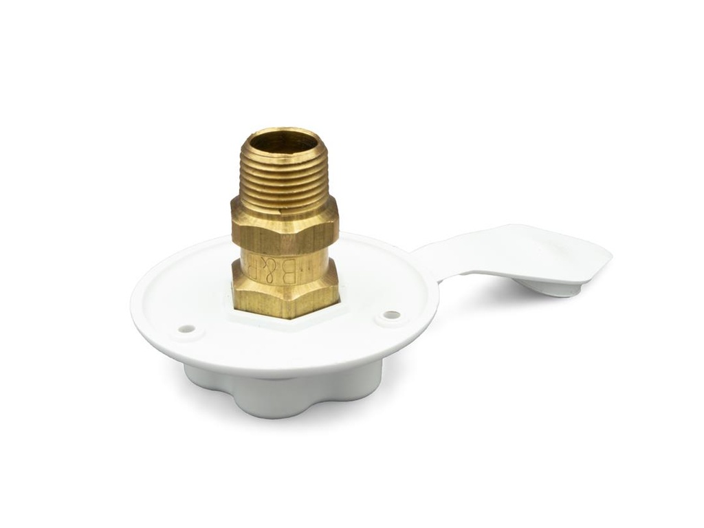 City Water Flange With Brass Check Valve