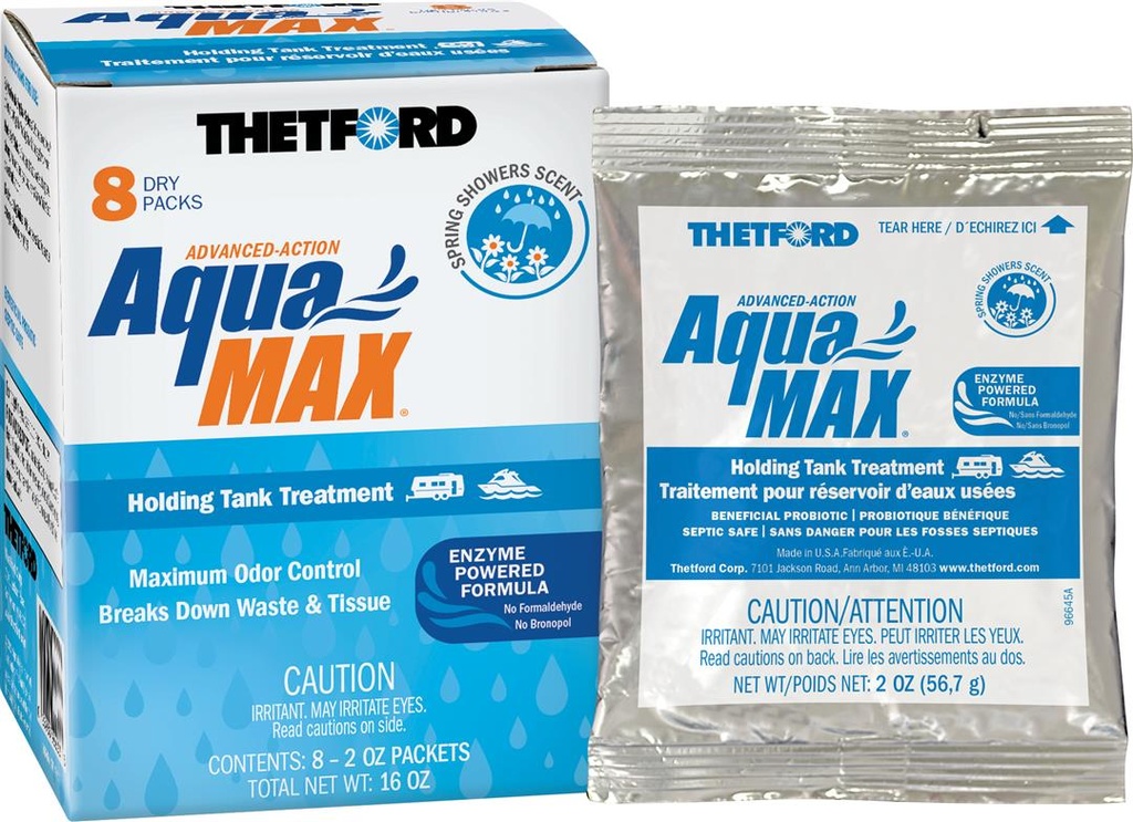 AquaMax®, Waste Holding Tank Treatment, Spring Shower Scent