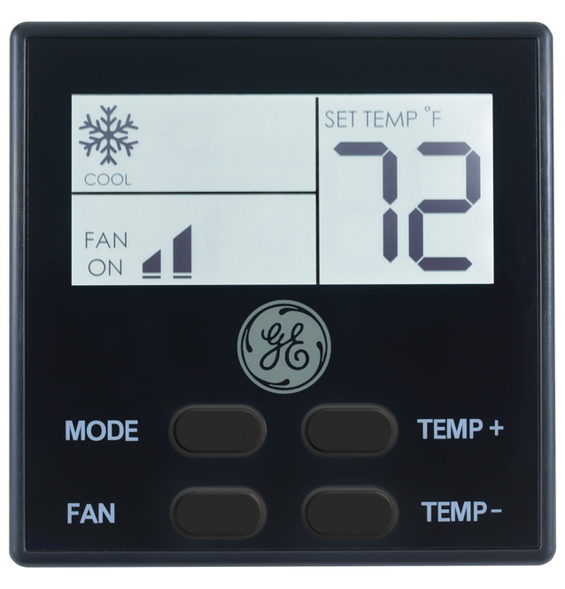 General Electric Appliances Thermostat, Black