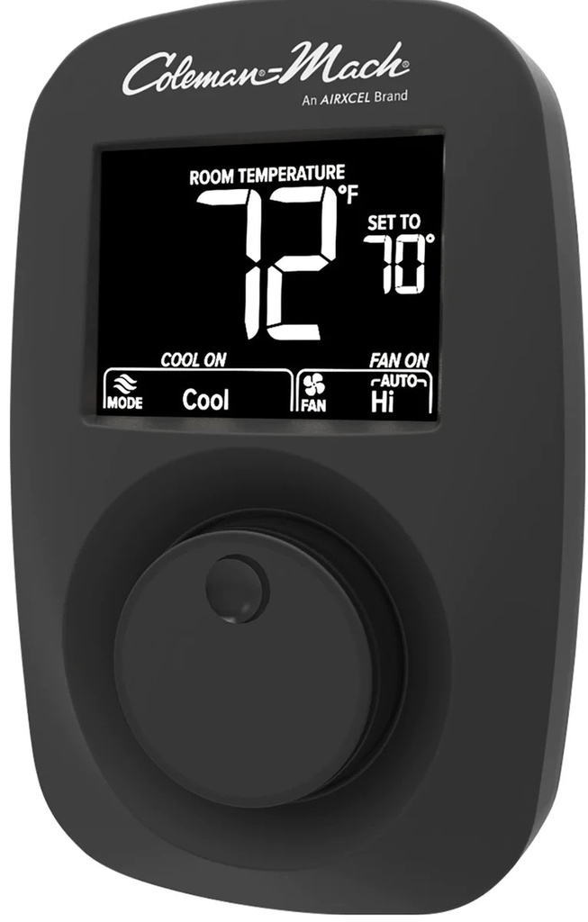 Coleman Mach, Two Stage, Thermostat, Black