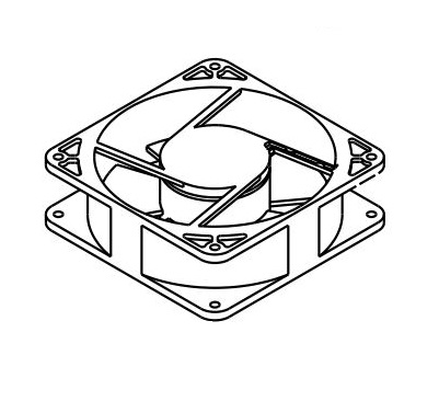 Refrigerator Cooling Fan Assembly