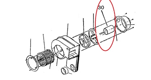 [NA-230259] Suburban Furnace Motor 230259,  PE2717Q, 520391