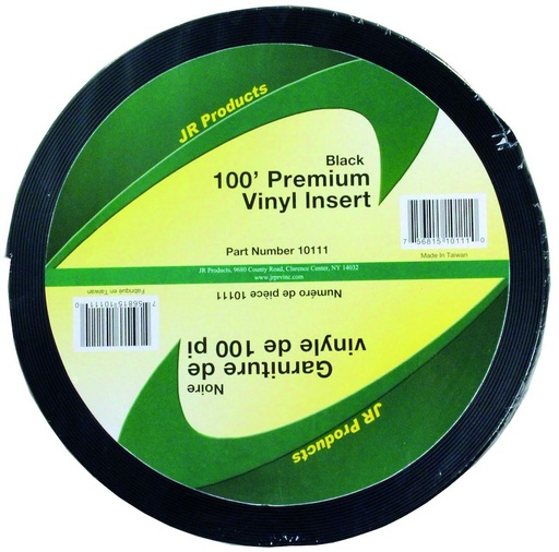 [10111] Vinyl Insert 1" X 100', Black