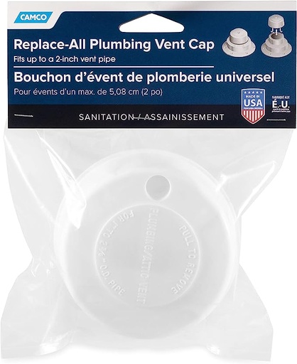 [KE-40034] Replace-All Plumbing Vent Cap Polar White