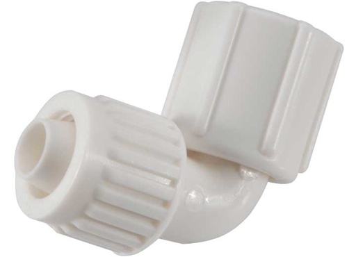 [16816] FLAIR-IT, 1/2 Inch PEX x 1/2 Inch Female BSP Swivel End Nut; 90 Degree Elbow