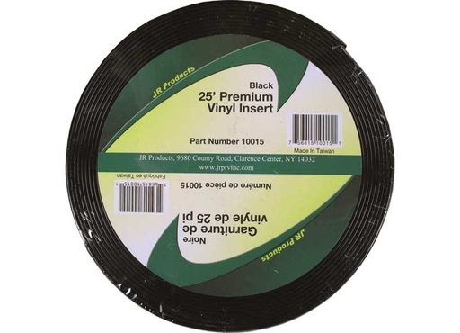 [10015] Vinyl Insert 1" X 25', Black