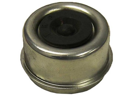[014122067] Trailer Wheel Bearing Dust Cap, For 2000 LB And 3500 LB Weight Capacity Axles, 1.99" Diameter X 1.40" Height, With Rubber Plug