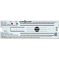 [35-741WT] Dual CO & Propane Gas Alarm Surface Mount White