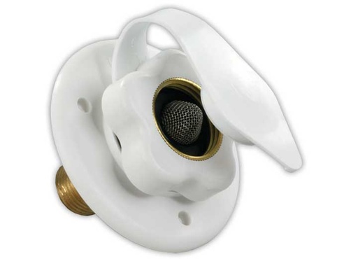 [94214] City Water Flange With Brass Check Valve