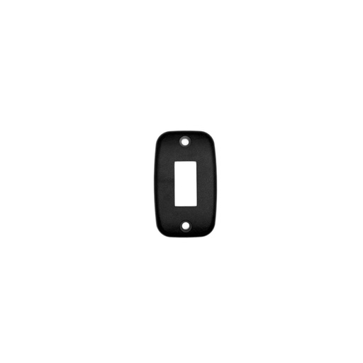 [KE-S385] Black Single Switch Mounting Plate Black