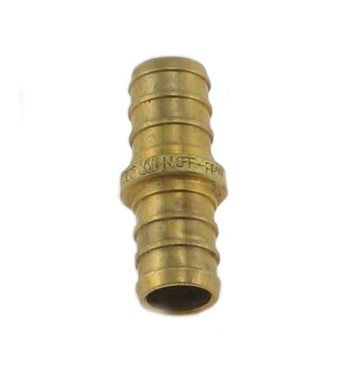 [KE-51132] 1/2" PEX X 1/2" PEX Straight, Brass