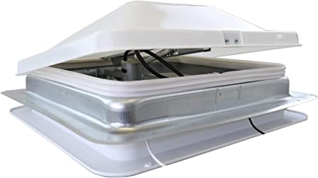 [71112A-C2G1] 12V Power Roof Vent White